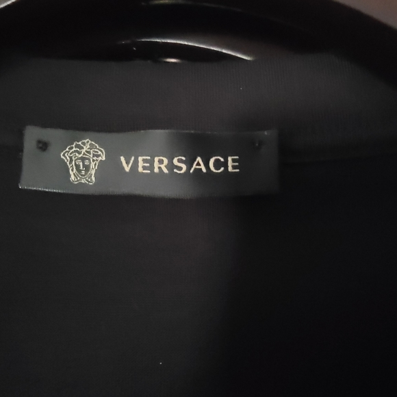 Men's Versace Black Medusa Crytal-embellished Tee 6X (US3X) - Picture 4 of 5